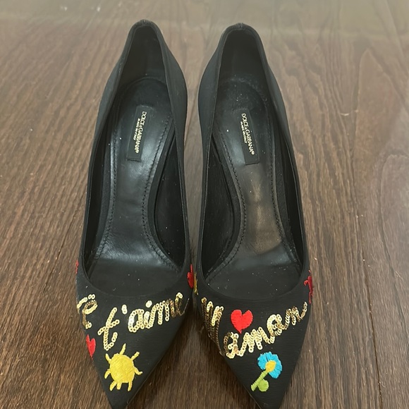 DOLCE&GABBANA Black Pumps - Picture 1 of 3